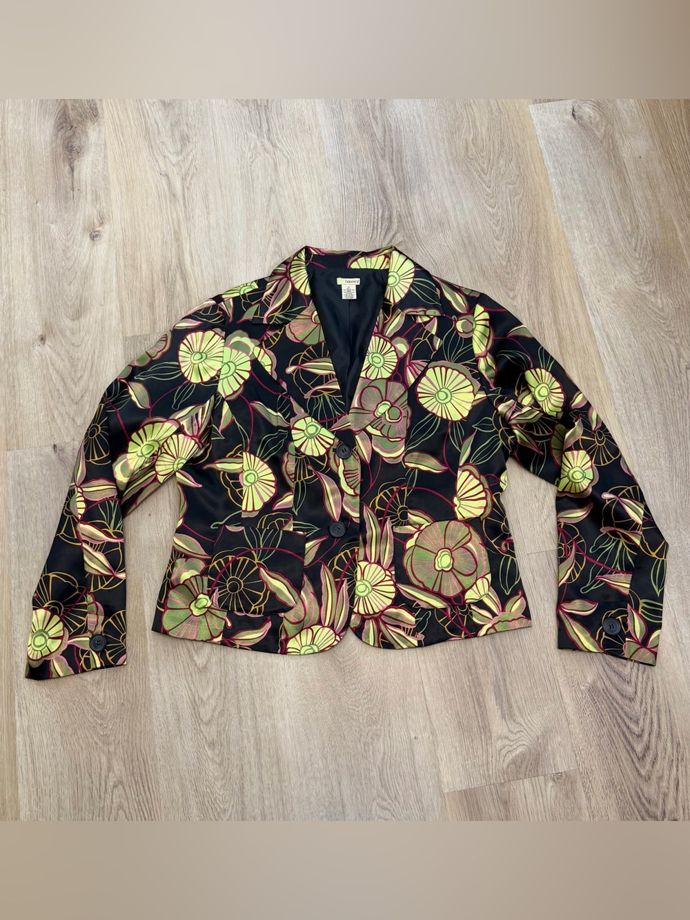 Cubavera Floral Embroidered Ladies Dinner Jacket